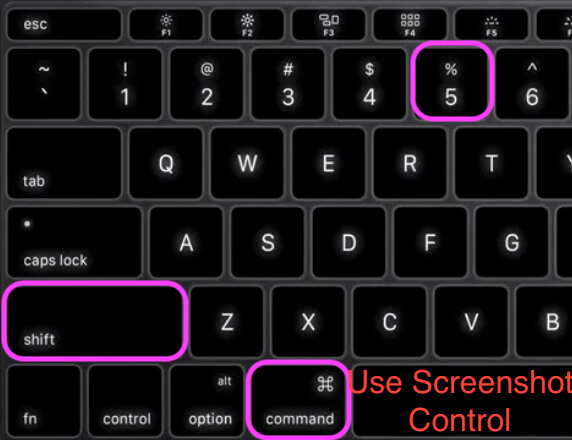 command for taking screenshot on a mac